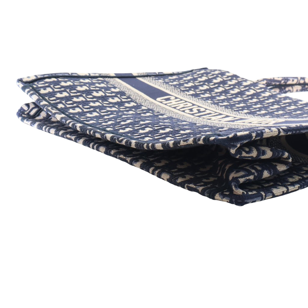 Dior Large Oblique brodé Toile Book Cabas