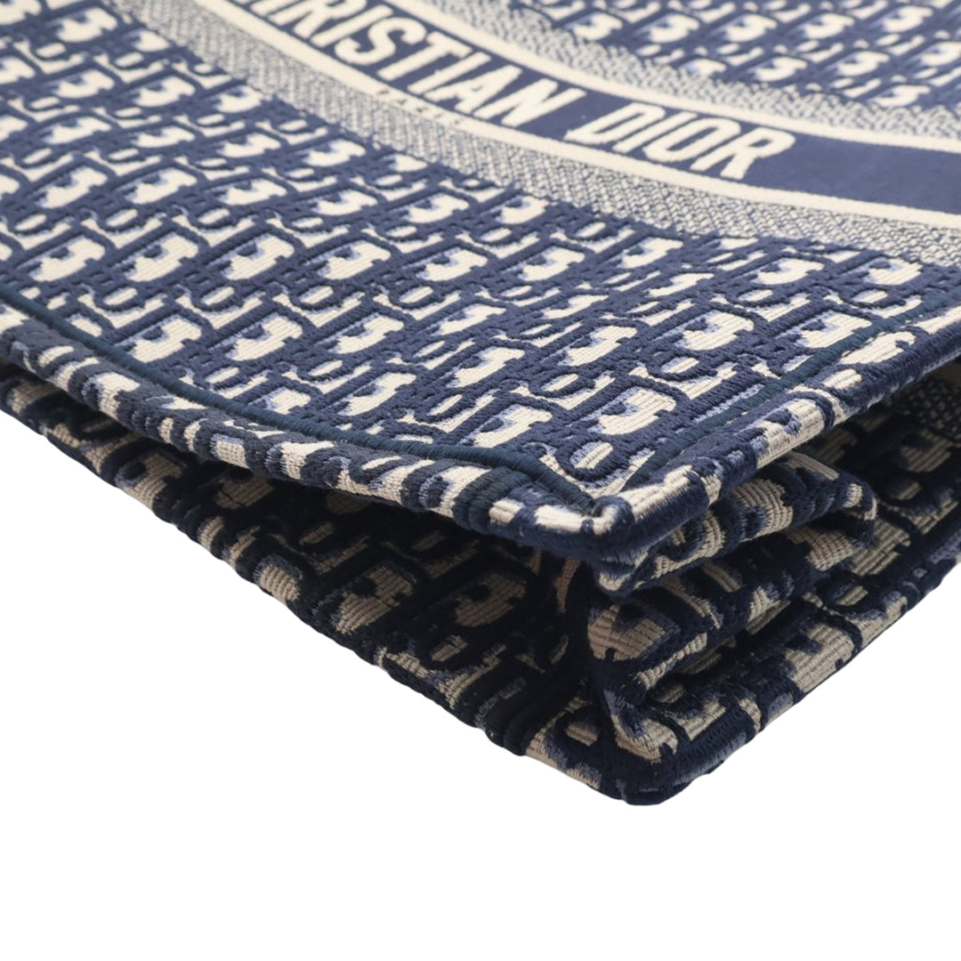 Dior Large Oblique brodé Toile Book Cabas