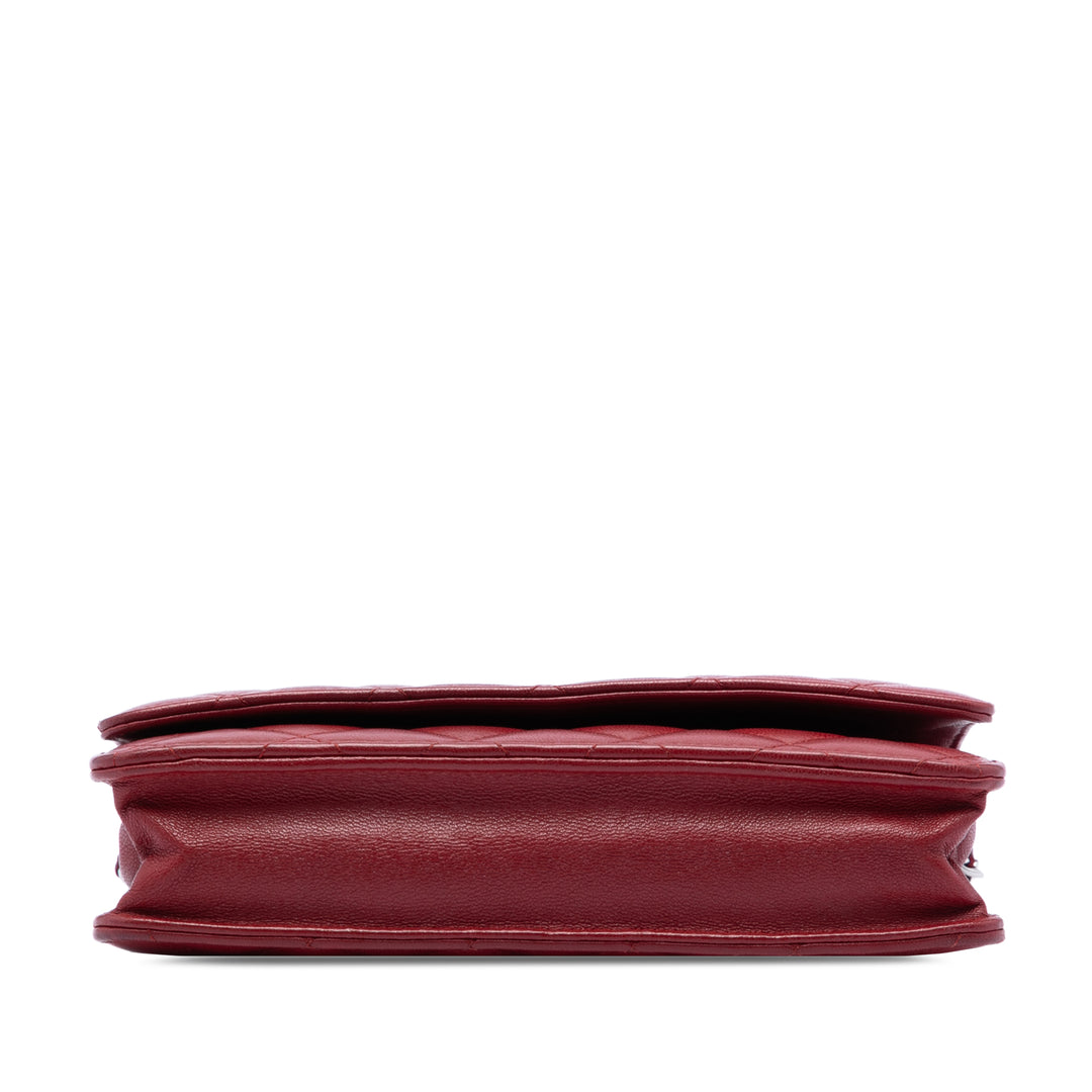 Chanel CC Matelassé Cuir d’agneau Wallet on Chain