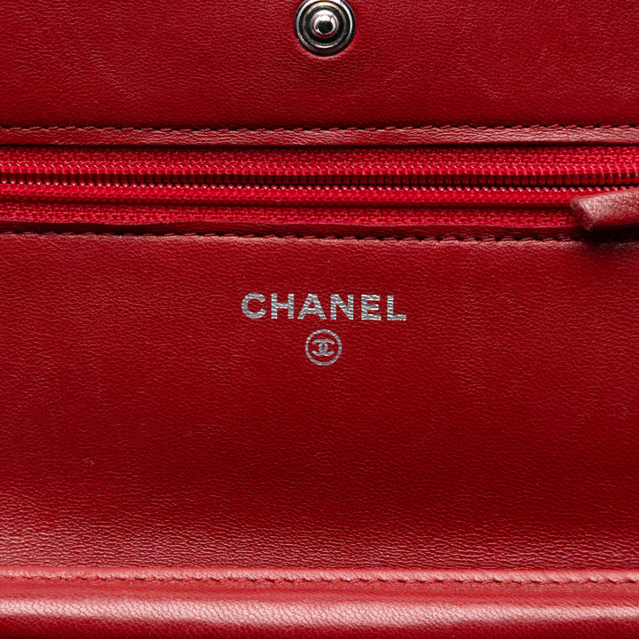 Chanel CC Matelassé Cuir d’agneau Wallet on Chain