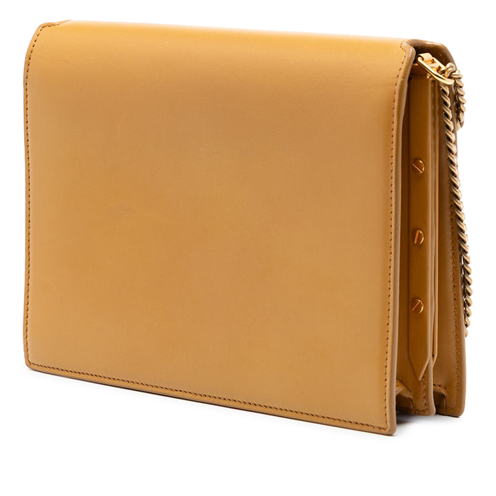 Saint Laurent Smooth Cuir de veau Monogram Cassandra Clasp Sac