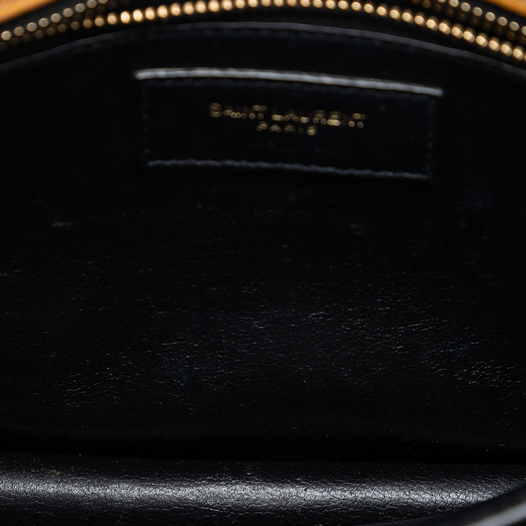 Saint Laurent Smooth Cuir de veau Monogram Cassandra Clasp Sac