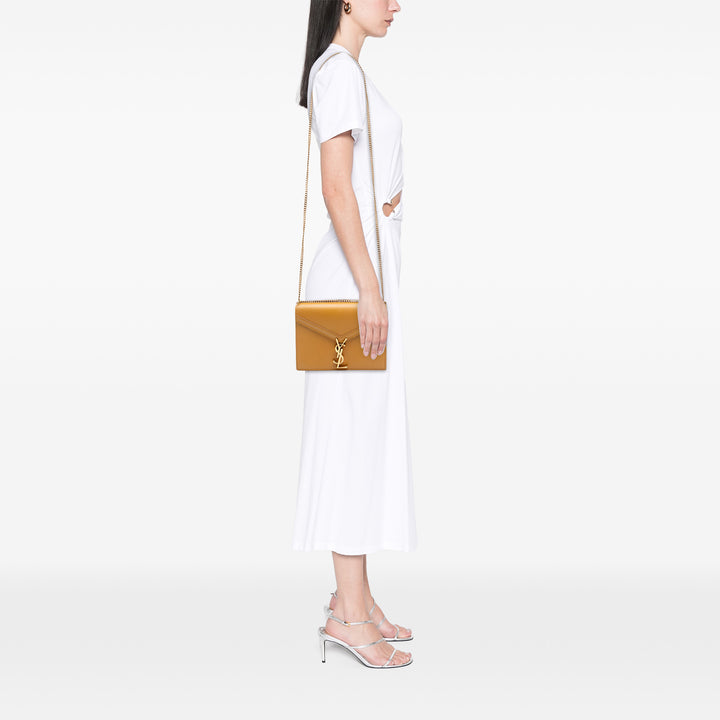 Saint Laurent Smooth Cuir de veau Monogram Cassandra Clasp Sac