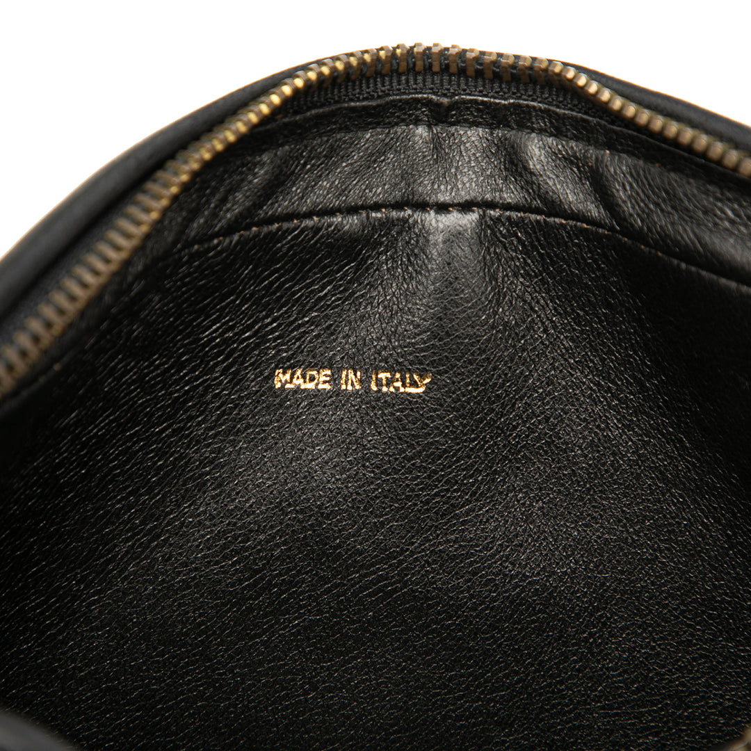 Chanel CC Chevron Quilted Cuir d’agneau Tassel Camera Étui Noir – GABY PARIS Authentique