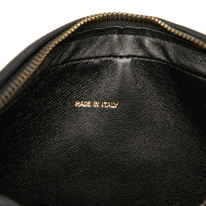 Chanel CC Chevron Quilted Cuir d’agneau Tassel Camera Étui Noir – GABY PARIS Authentique