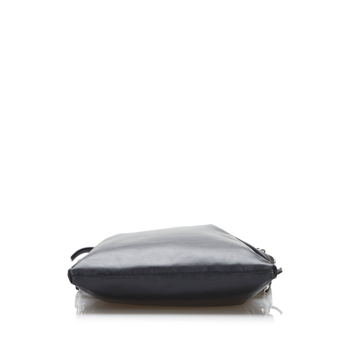 ID Flat Messenger Bag Black - Gaby Paris