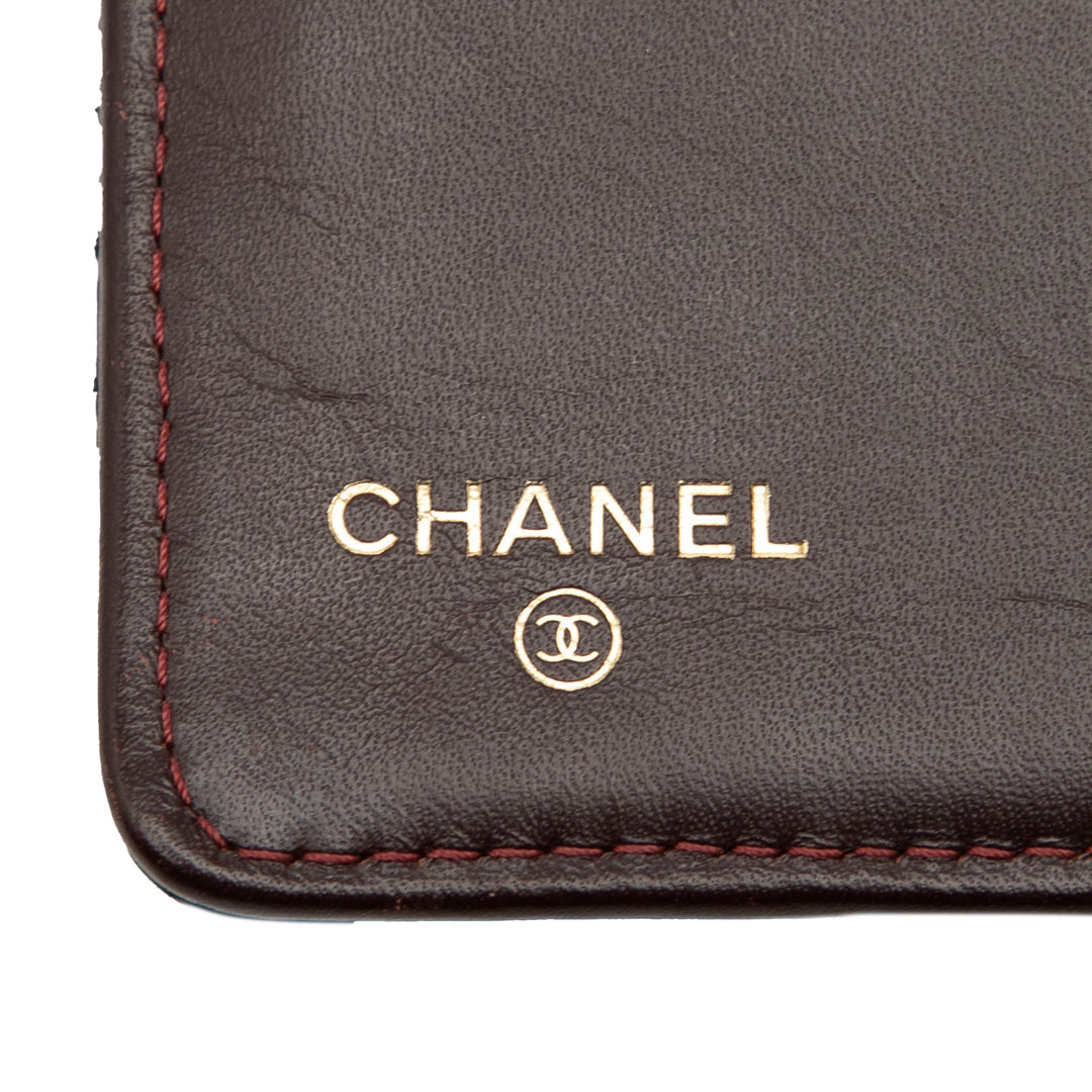 Chanel CC Matelassé Caviar Yen Portefeuille