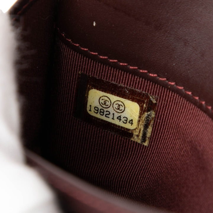 Chanel CC Matelassé Caviar Yen Portefeuille