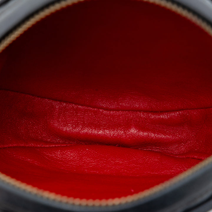 Chanel CC Matelassé Satin Pompon Rond Sac bandoulière