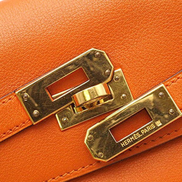 Hermès Mini Gulliver Kelly Retourne 20 Orange - GABY PARIS