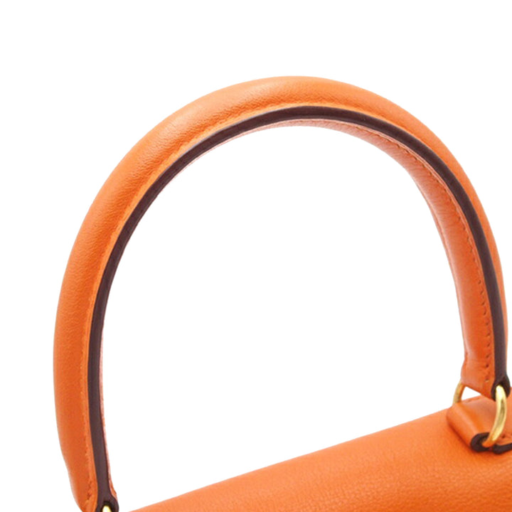 Hermès Mini Gulliver Kelly Retourne 20 Orange - GABY PARIS