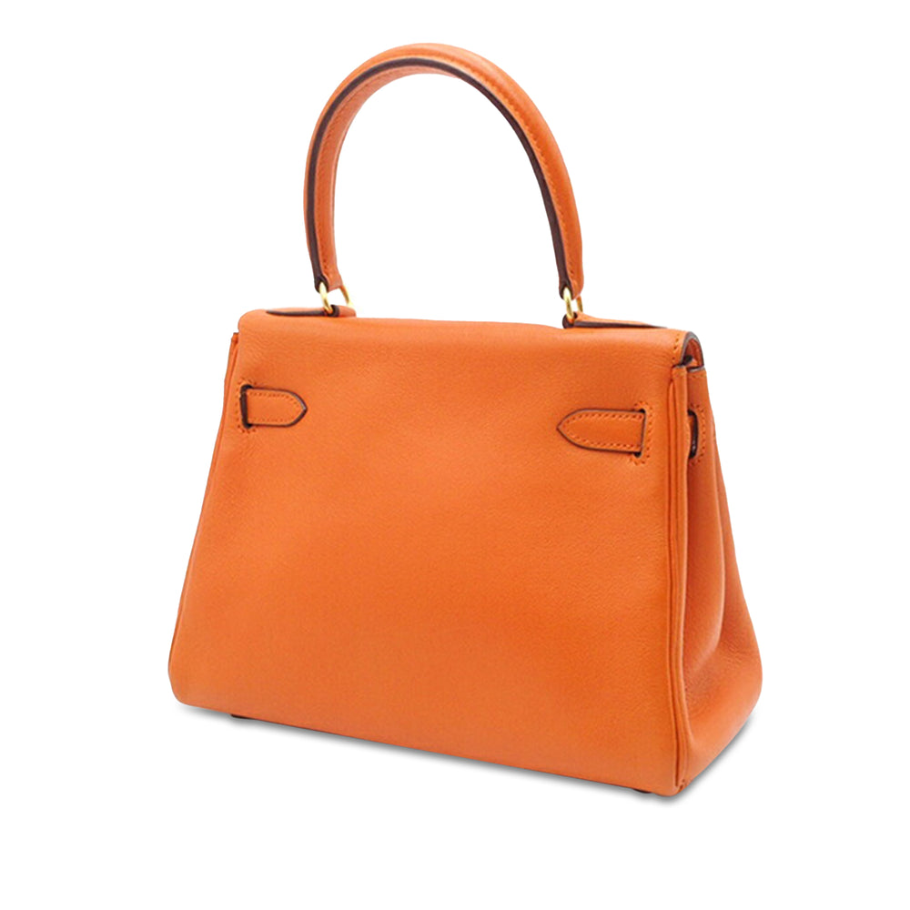 Hermès Mini Gulliver Kelly Retourne 20 Orange - GABY PARIS