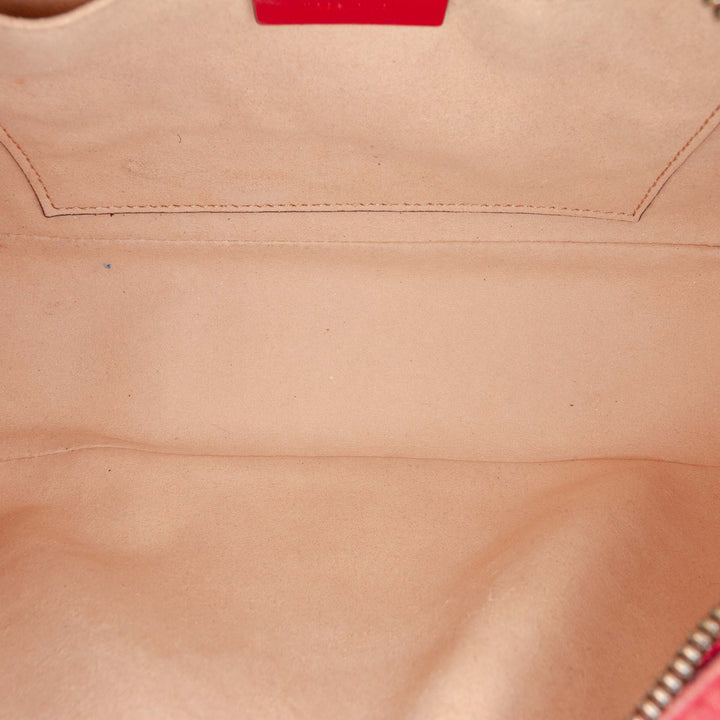 GG Marmont Matelasse Sac Petit Rouge