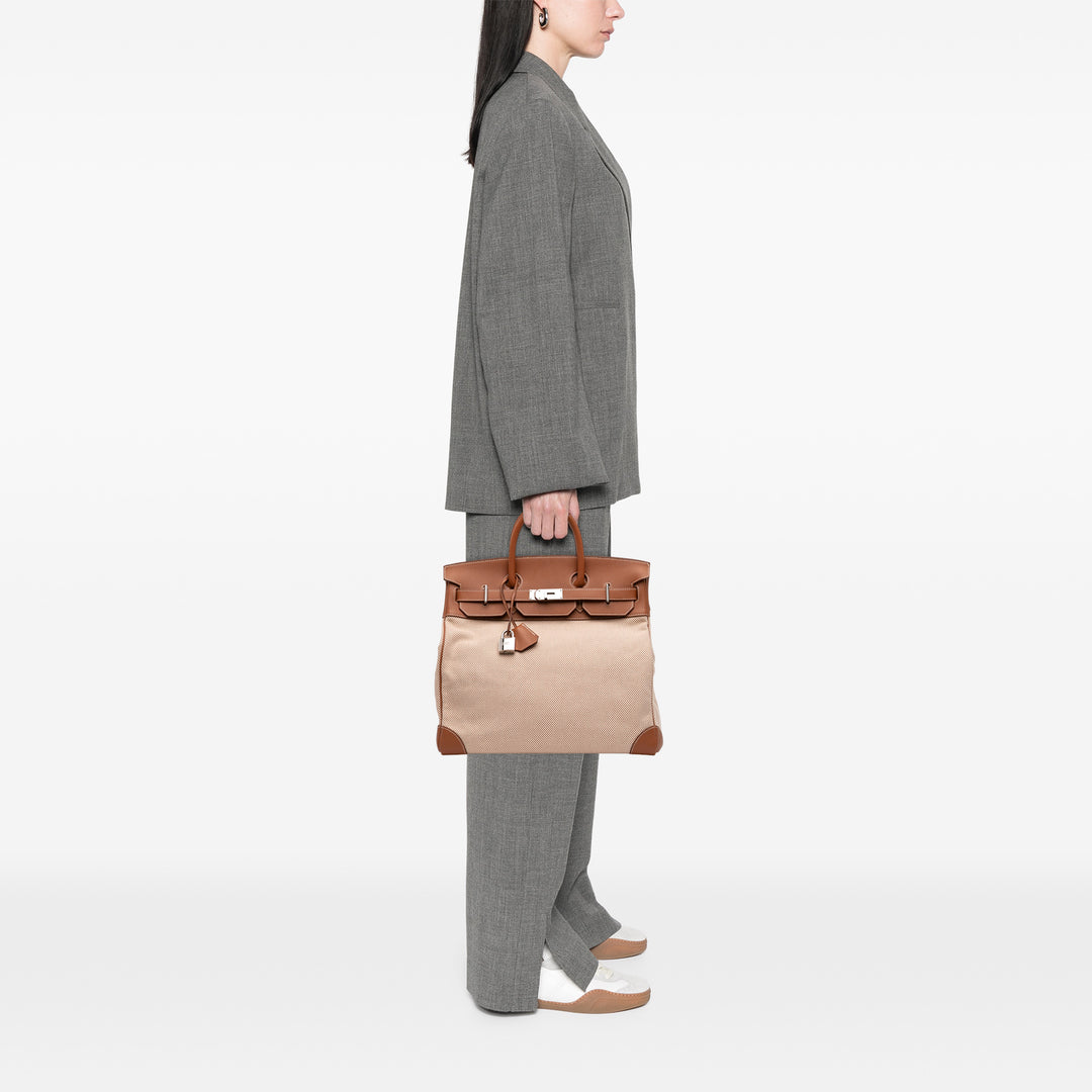 Hermès Toile Criss Viking et Evercolor HAC Birkin 40