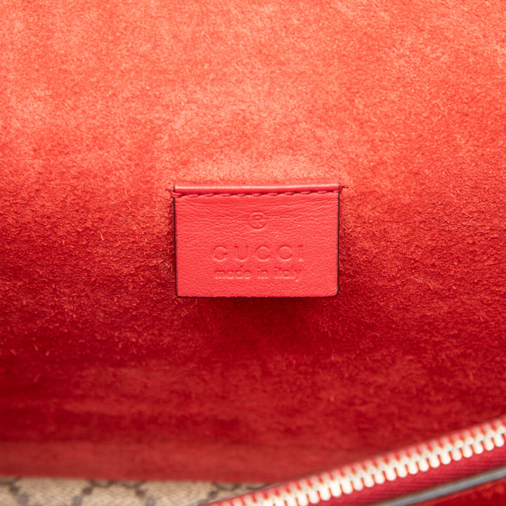 Gucci Sac porté épaule Dionysus GG Supreme Moyen Beige – vue 5 – GABY PARIS