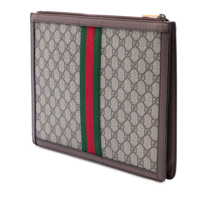 Web Ophidia Pochette GG Supreme Beige