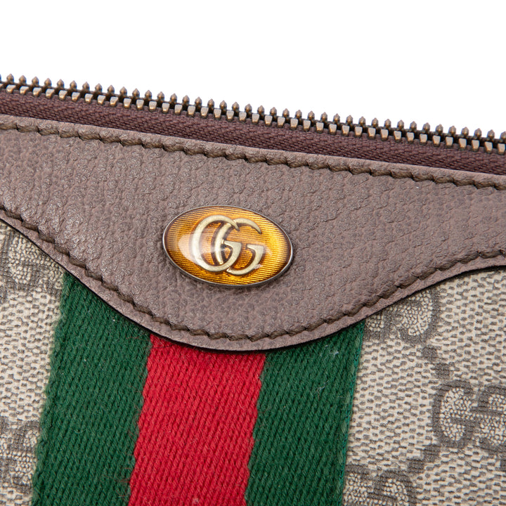 Web Ophidia Pochette GG Supreme Beige