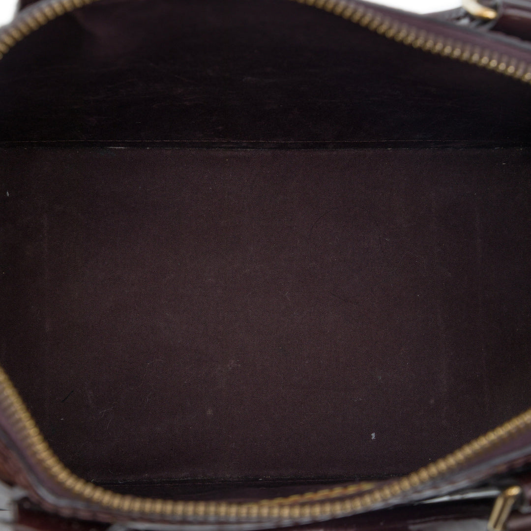 Alma PM Cuir verni Monogram Violet