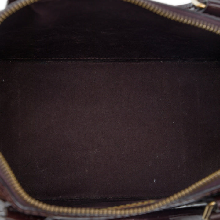 Alma PM Cuir verni Monogram Violet