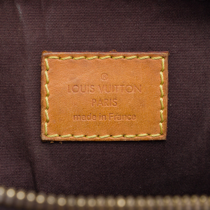 Alma PM Cuir verni Monogram Violet
