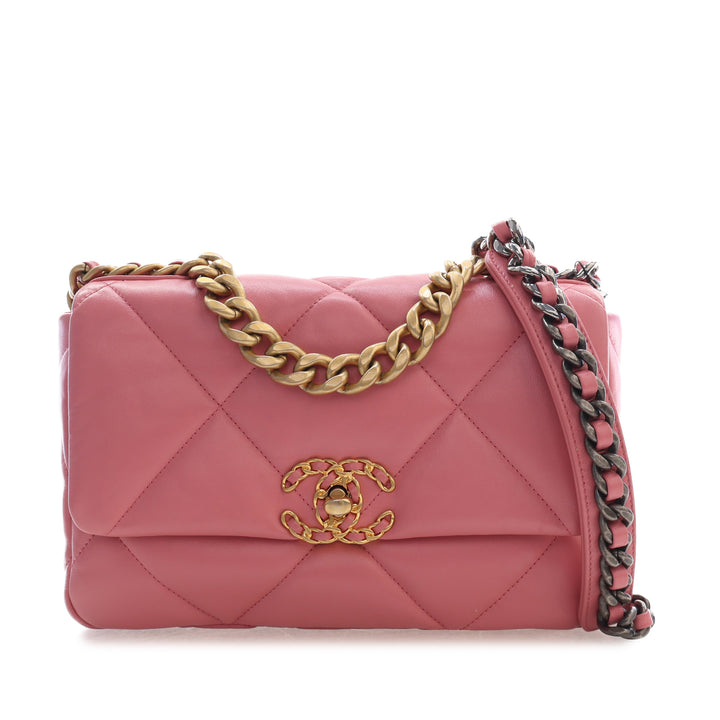 Chanel Medium Cuir d'agneau 19 à rabat