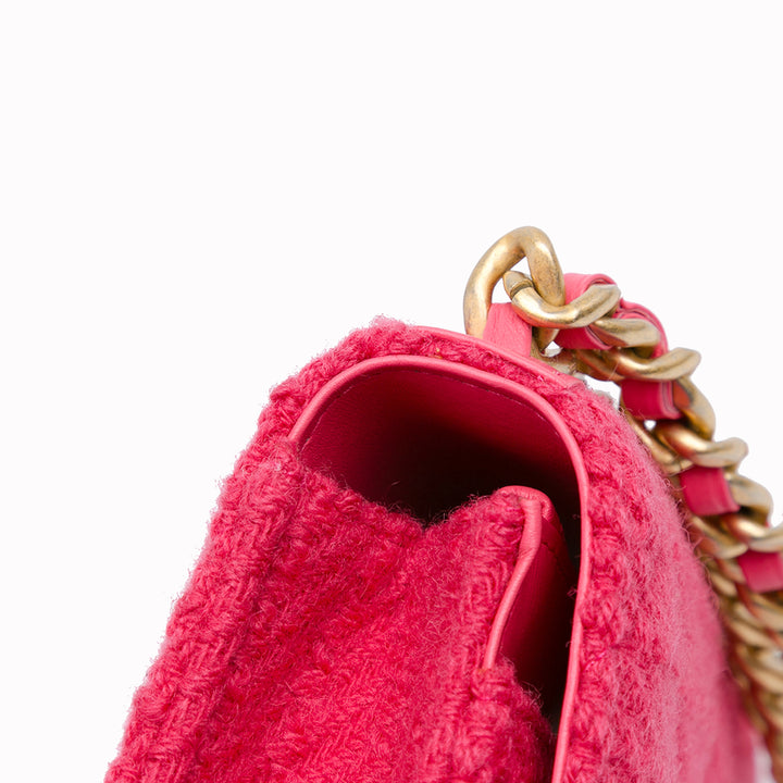 Tweed 19 Wallet On Chain Pink - Gaby Paris