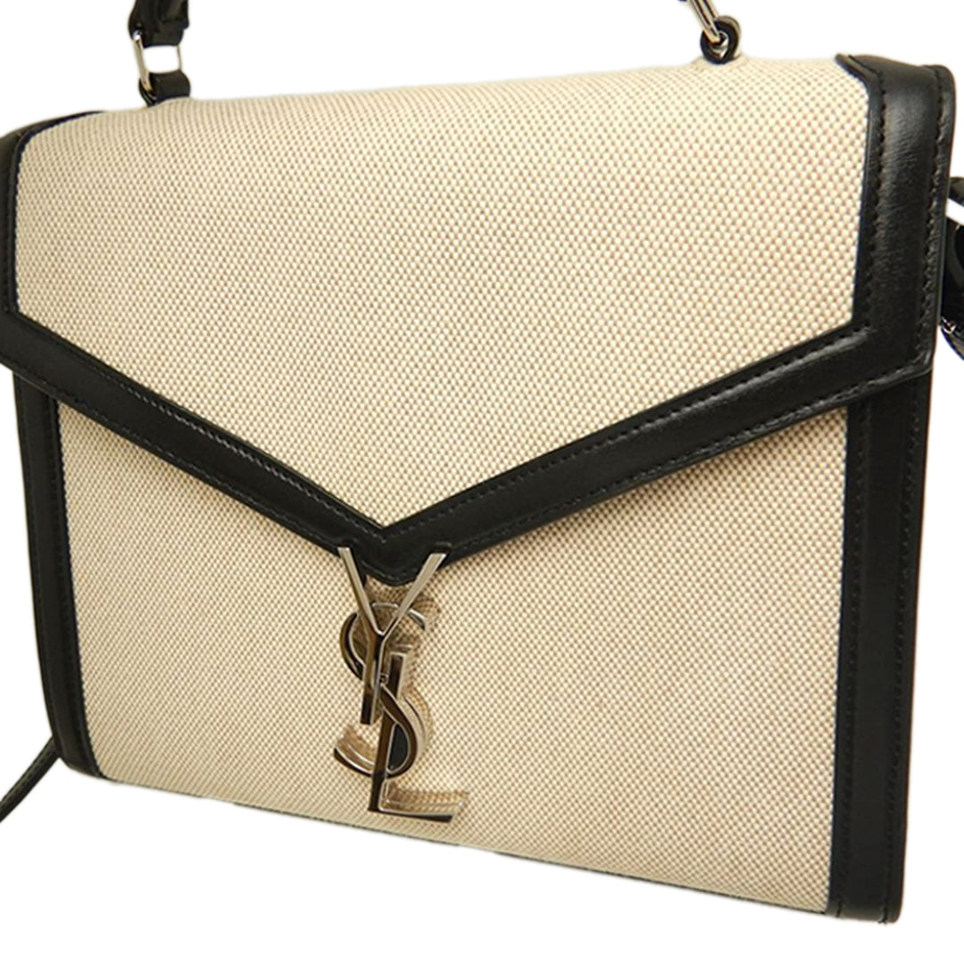 Saint Laurent Medium Toile Cassandra sac à anse supérieure