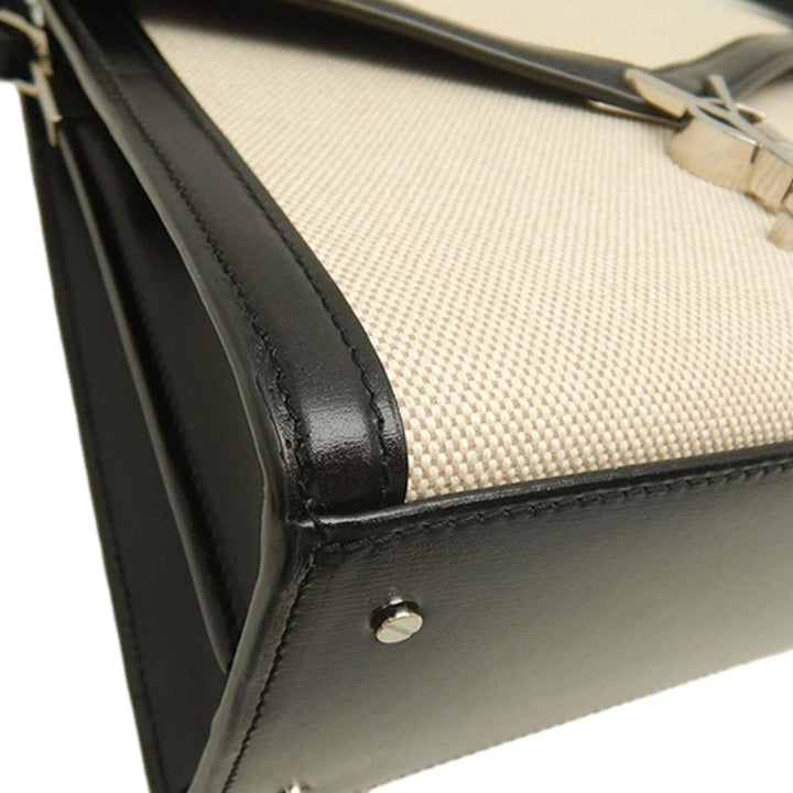 Saint Laurent Medium Toile Cassandra sac à anse supérieure