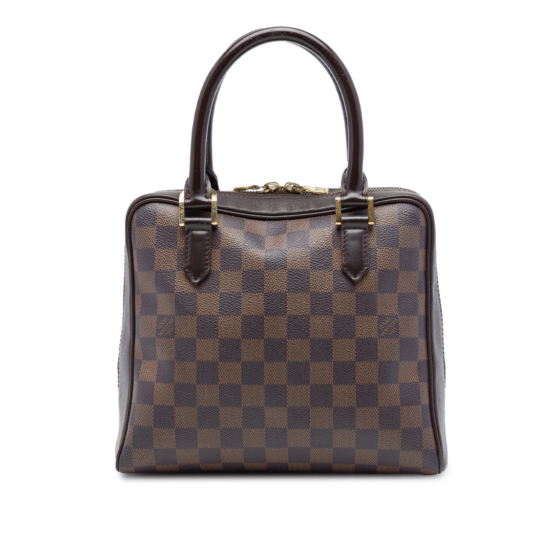 Louis Vuitton Sac à main Brera Damier Ébène Marron – vue principale – GABY PARIS