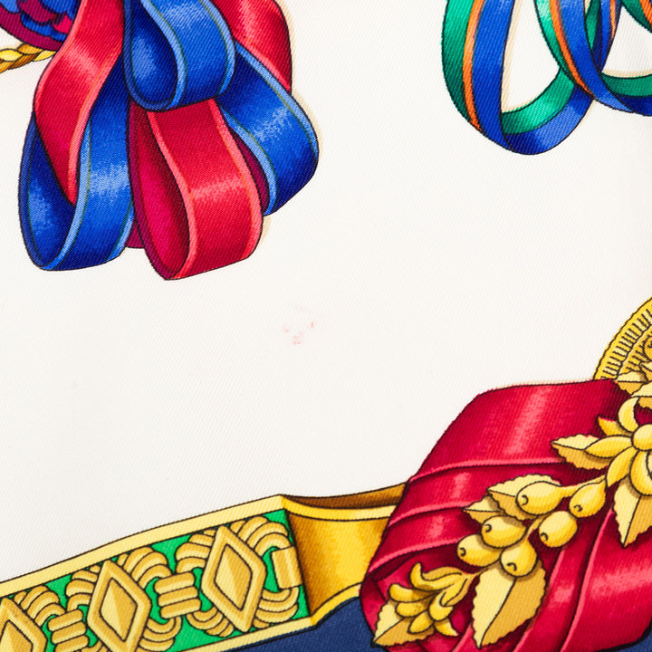 Hermès Les Rubans du Cheval Soie Foulard 90