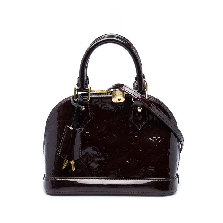 Louis Vuitton Alma BB Cuir verni Monogram Violet