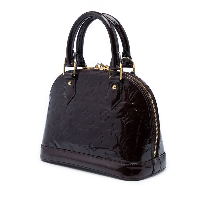 Louis Vuitton Alma BB Cuir verni Monogram Violet