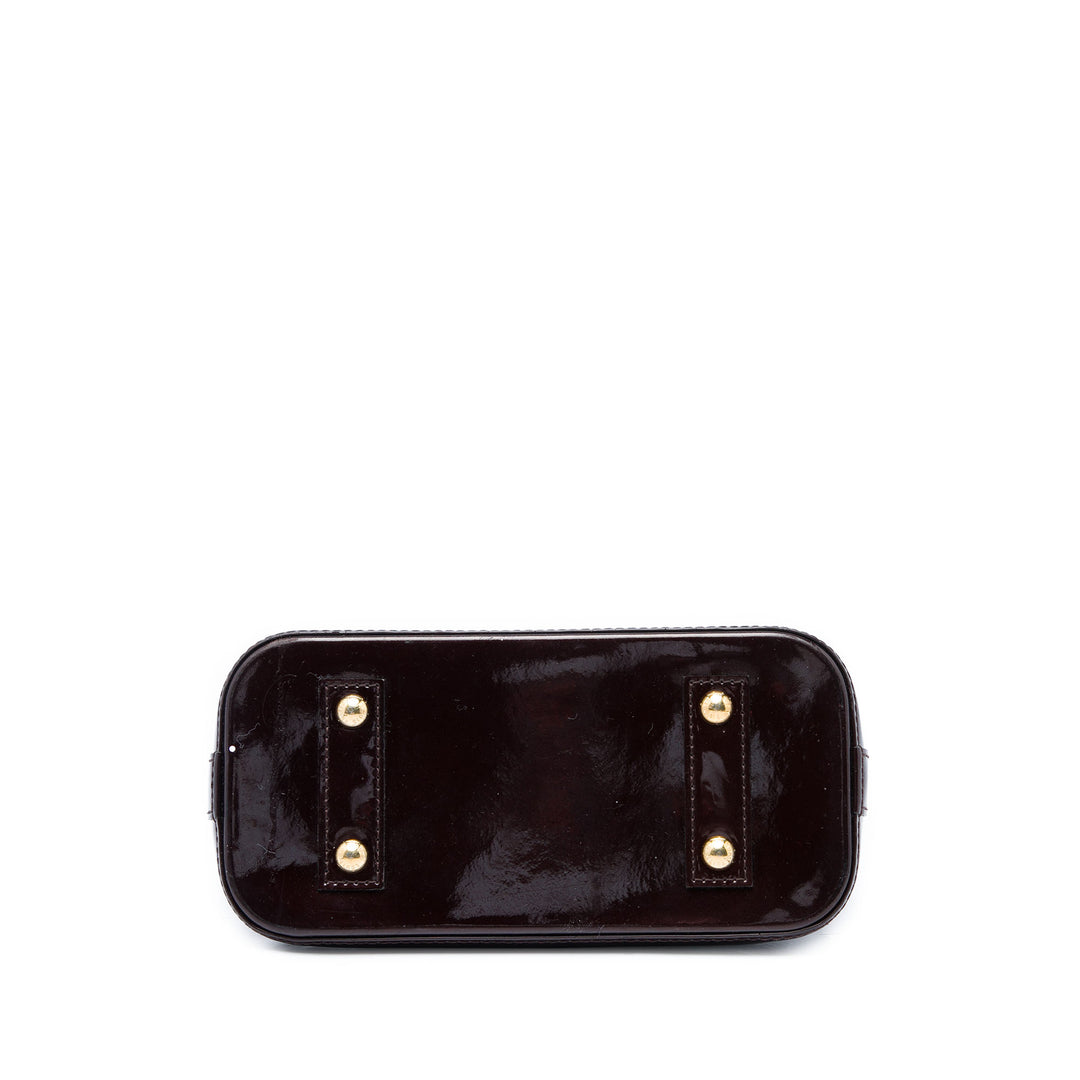 Louis Vuitton Alma BB Cuir verni Monogram Violet
