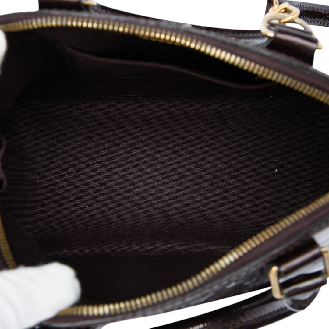 Louis Vuitton Alma BB Cuir verni Monogram Violet