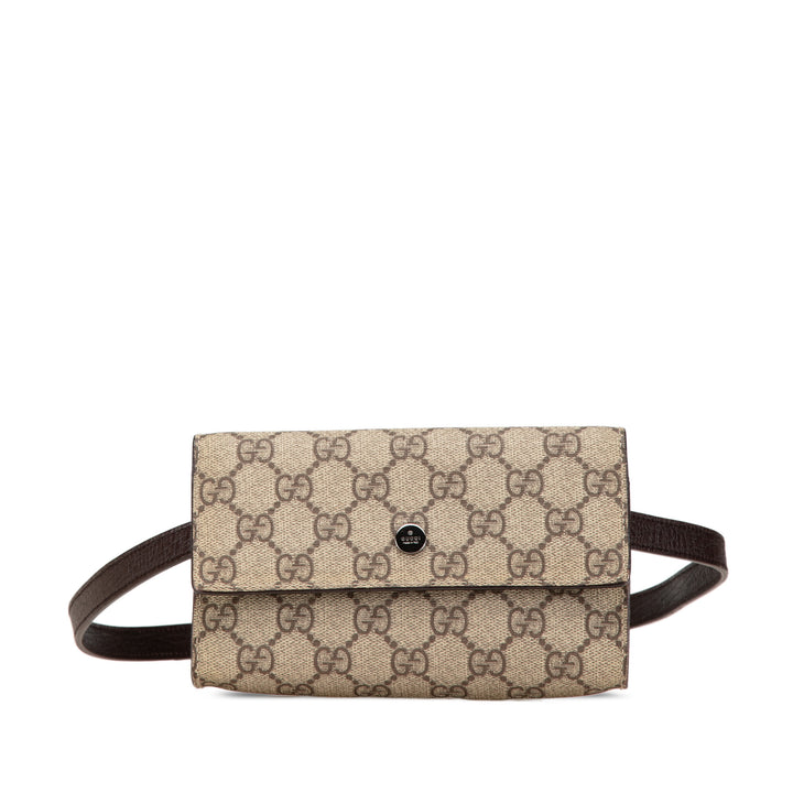 GG Supreme Belt Bag Brown - Gaby Paris