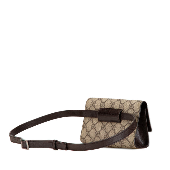 GG Supreme Belt Bag Brown - Gaby Paris