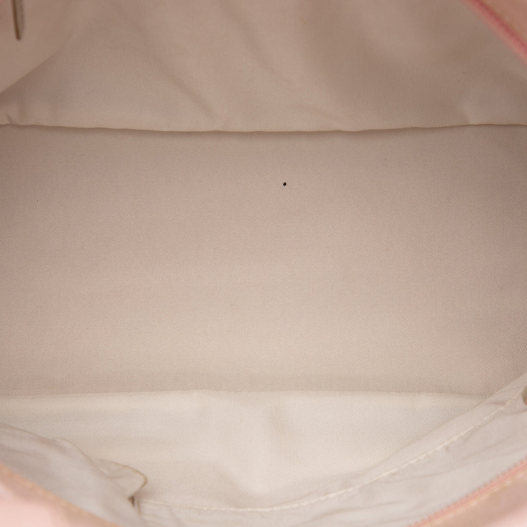 Chanel Small Matelassé Toile Paris Biarritz Cabas