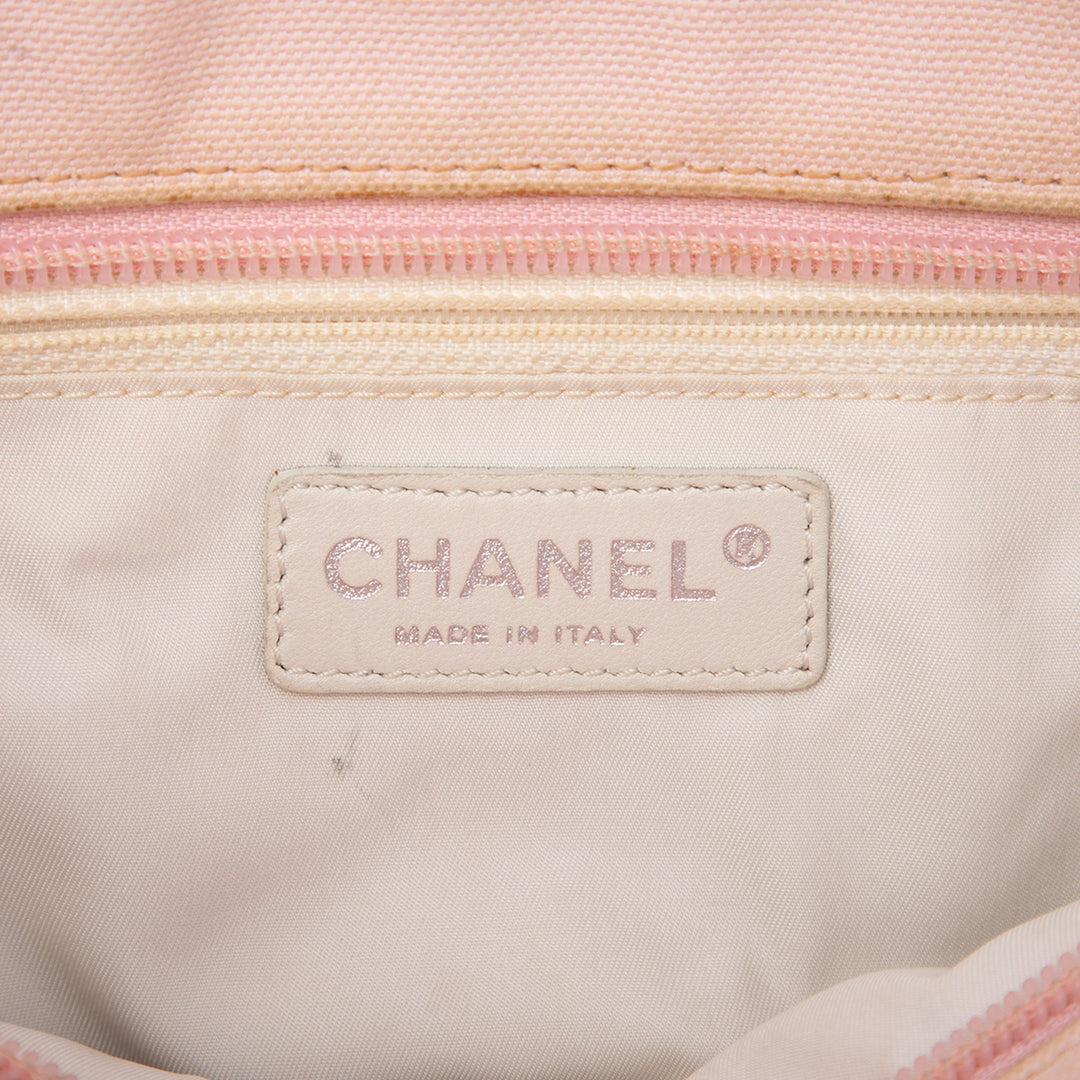 Chanel Small Matelassé Toile Paris Biarritz Cabas