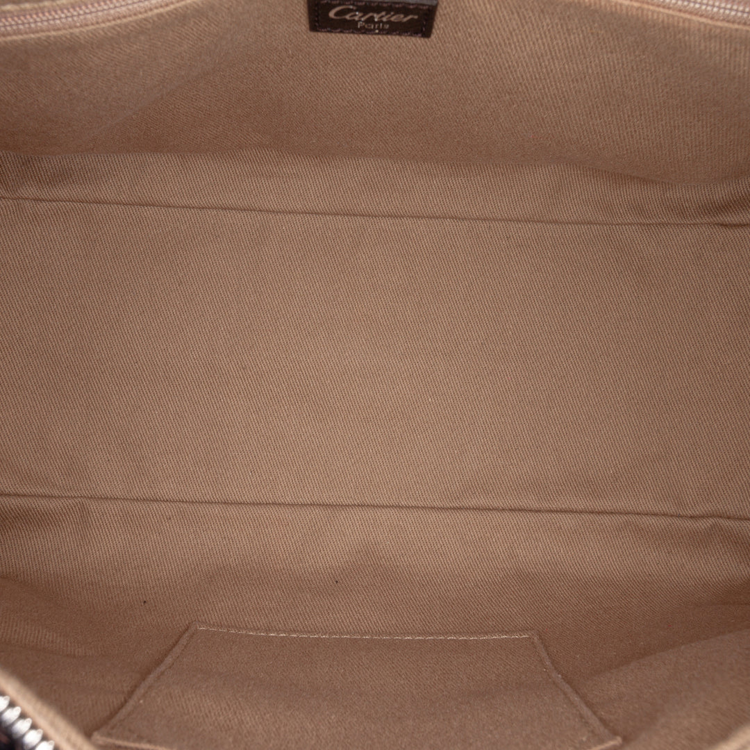 grainé Marcello de Cartier Sac bowling Cuir de veau grainé Noir