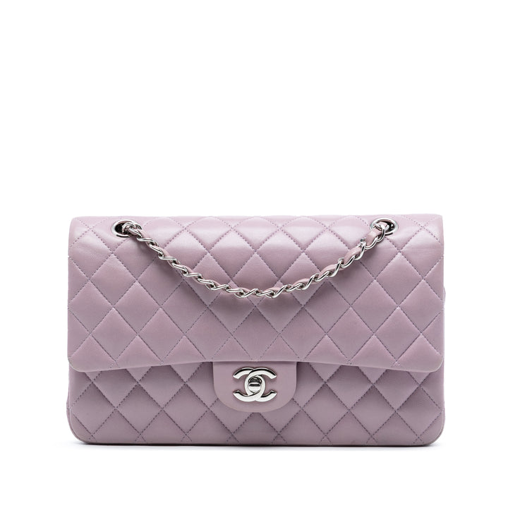 Chanel Medium Classic Cuir d’agneau Double rabat