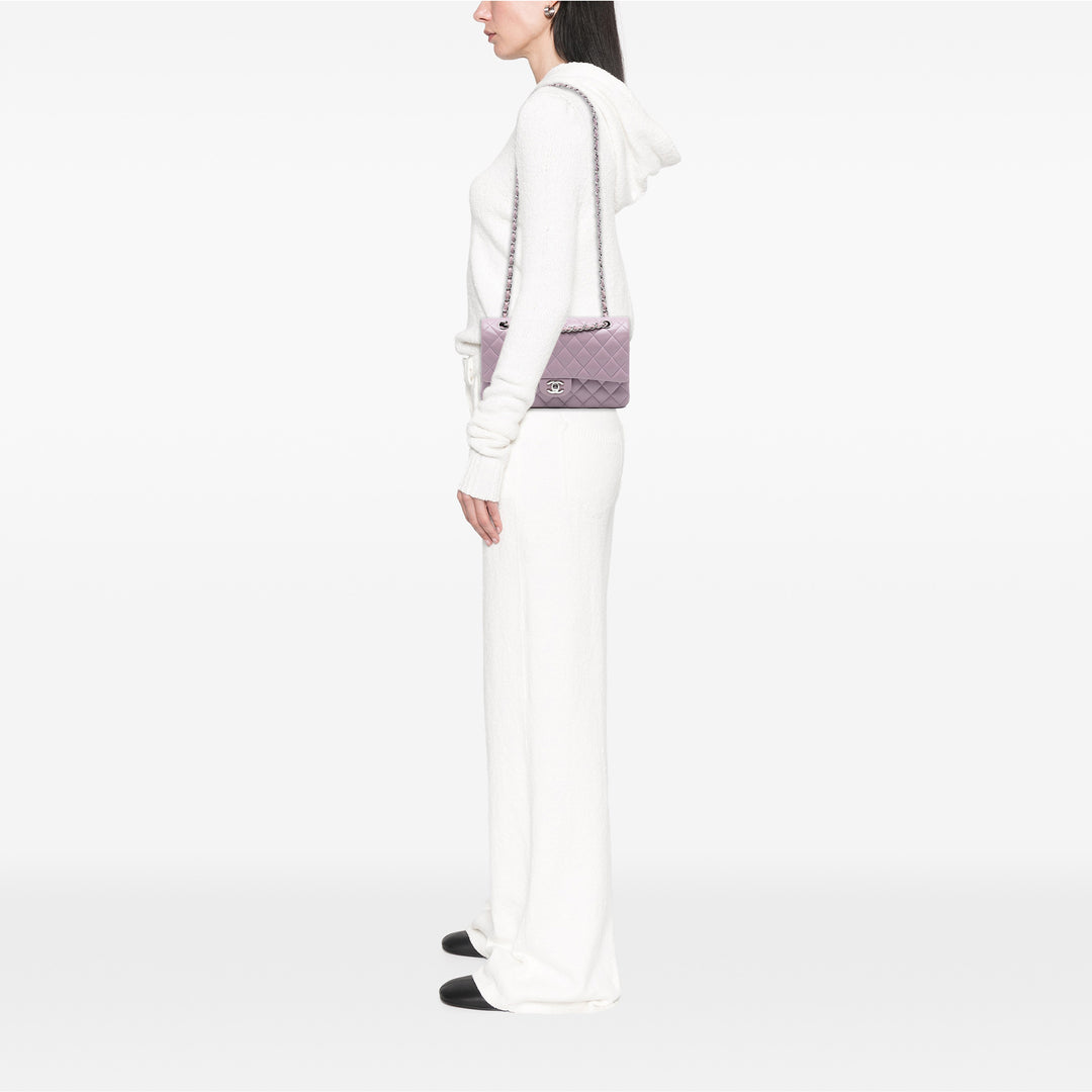 Chanel Medium Classic Cuir d’agneau Double rabat