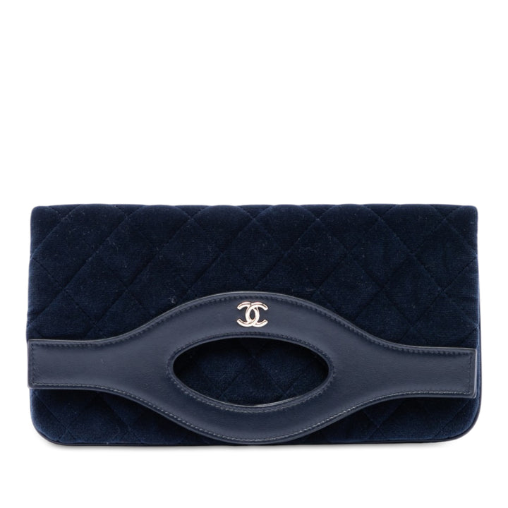 Matelassé 31 Pochette Petit Bleu