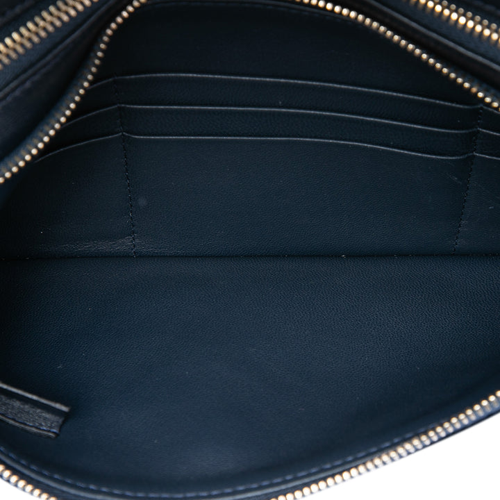 Matelassé 31 Pochette Petit Bleu