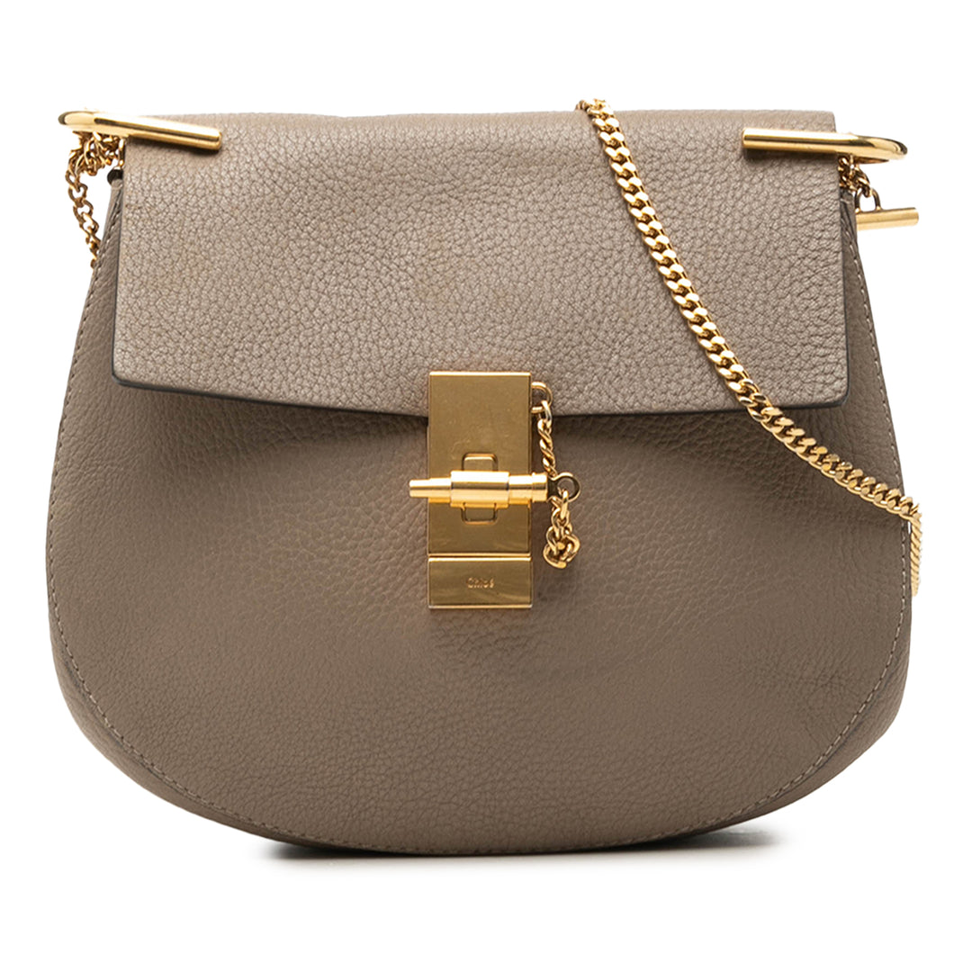 grainé Drew Sac Petit Cuir de veau grainé Marron