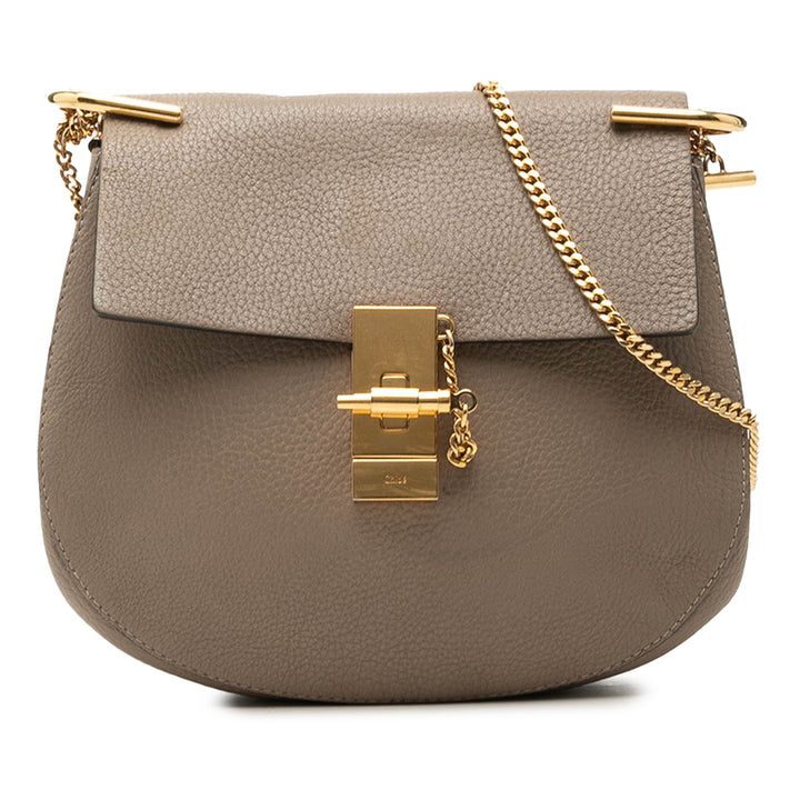 grainé Drew Sac Petit Cuir de veau grainé Marron