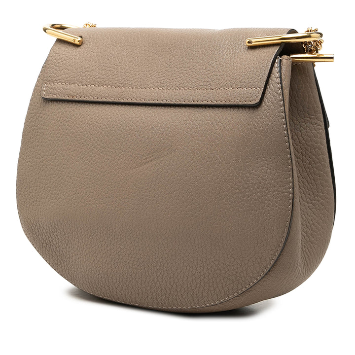 grainé Drew Sac Petit Cuir de veau grainé Marron