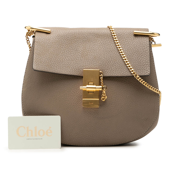 grainé Drew Sac Petit Cuir de veau grainé Marron