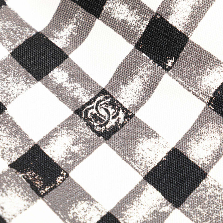 Chanel Imprimé Gingham Weekender Cabas Toile