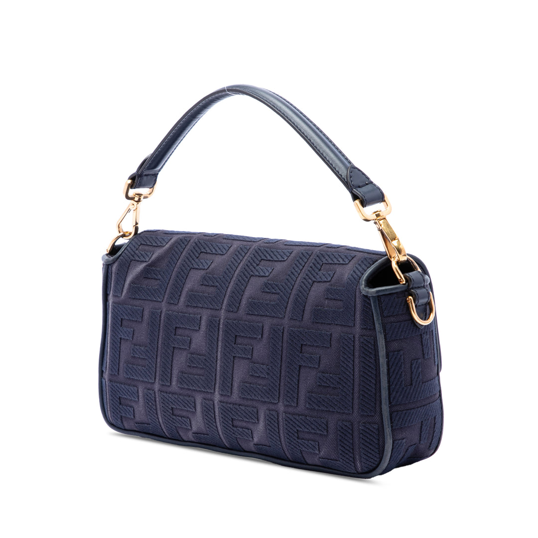 Fendi Zucca brodé Toile Baguette Sac