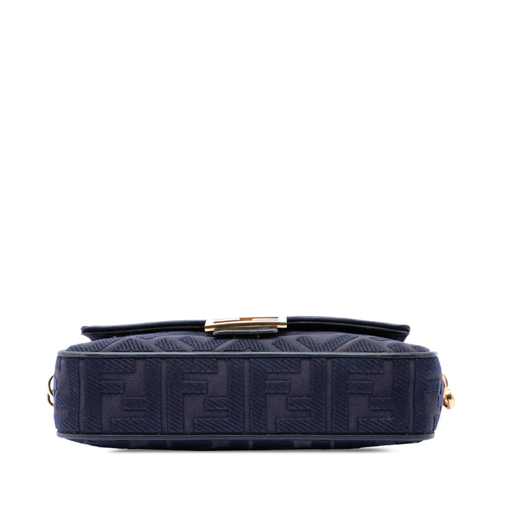 Fendi Zucca brodé Toile Baguette Sac